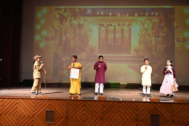 JUNIOUR SCHOOL DIWALI ASSEMBLY