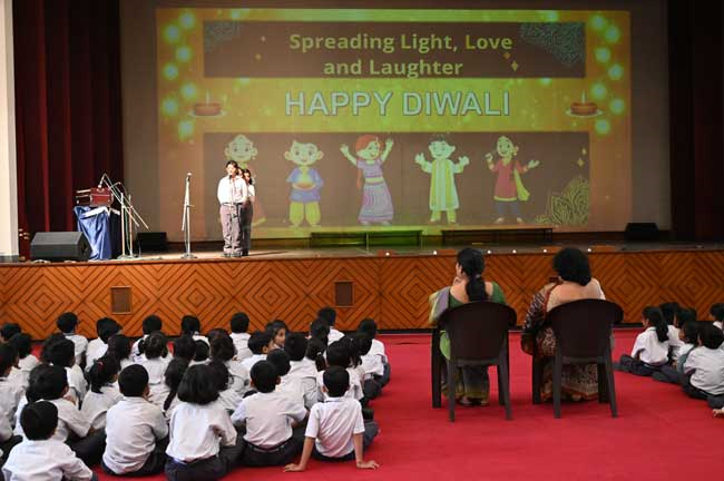 JUNIOUR SCHOOL DIWALI ASSEMBLY