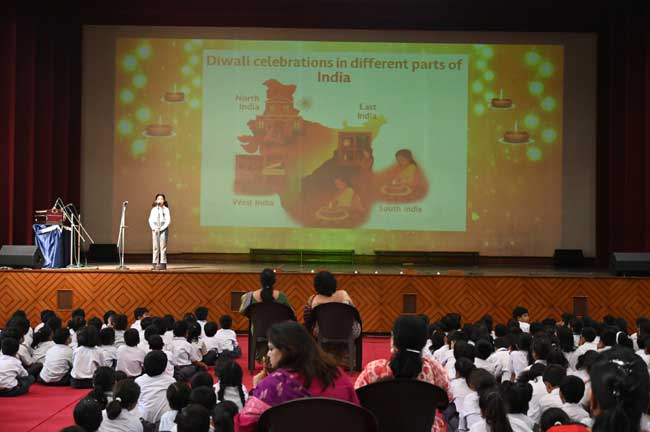 JUNIOUR SCHOOL DIWALI ASSEMBLY