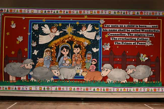 CHRISTMAS CELEBRATION WITH THE TRUSTEES, STAFF AND STUDENTS OF THE ANKUR ANAWA PROJECT AND JAGRITI SCHOOL