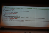 Bridging the Future: A Workshop on the New Curriculum Framework for Class IX