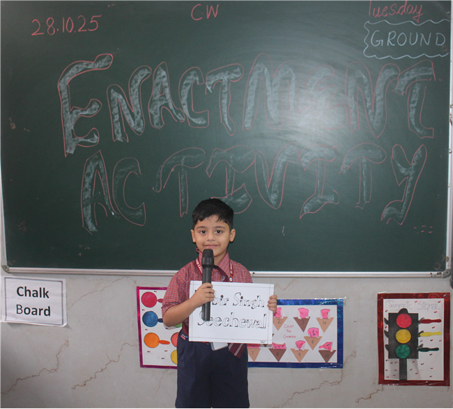 Enactment Activity (Kindergarten)