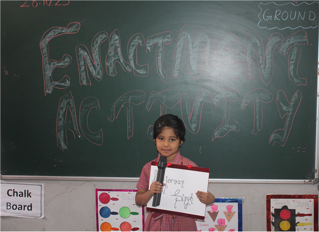 Enactment Activity (Kindergarten)