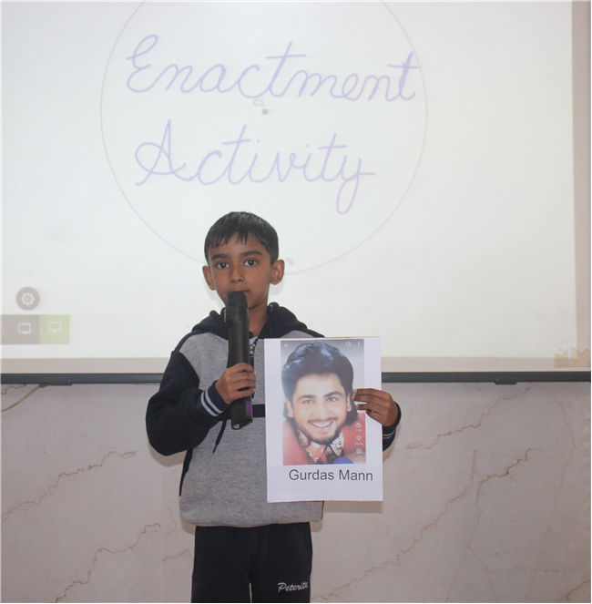 Enactment Activity (Kindergarten)