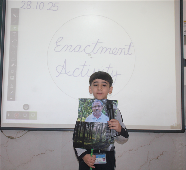 Enactment Activity (Kindergarten)