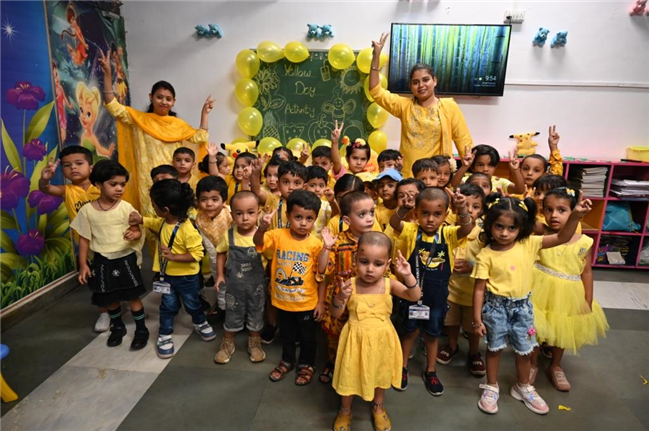 YELLOW DAY CELEBRATION – A BURST OF SUNSHINE BY OUR LITTLE STARS!