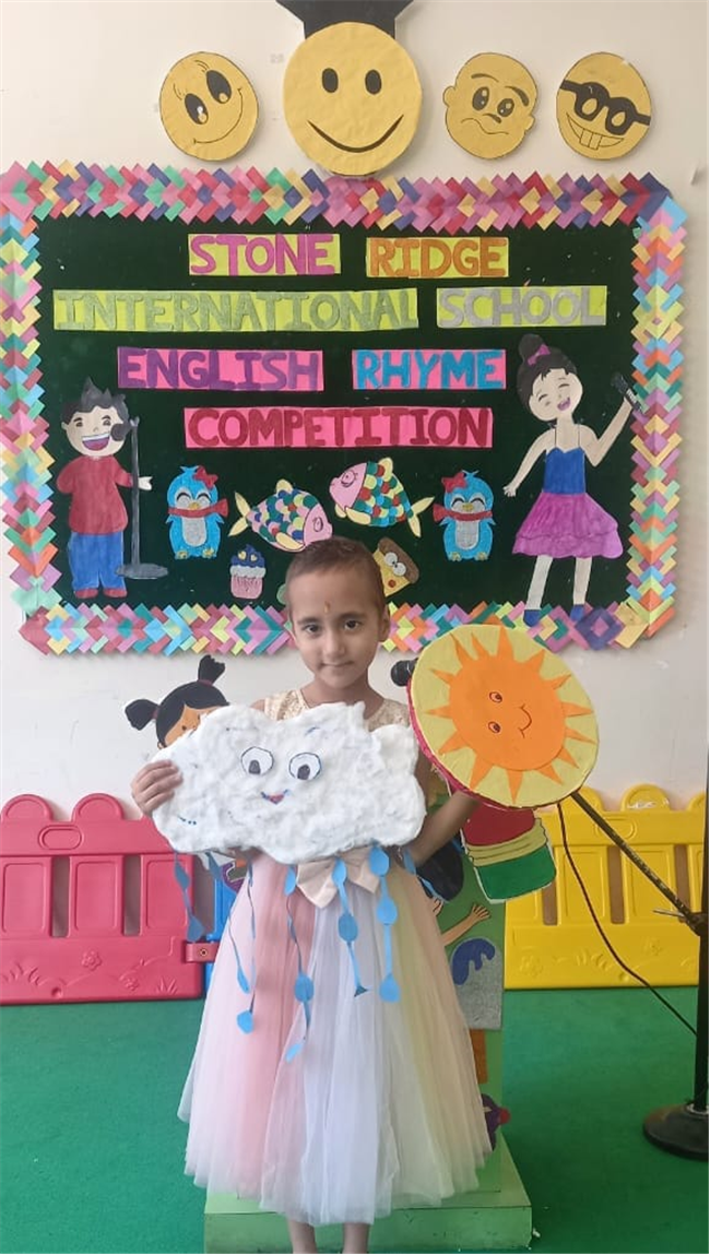 UKG Class Shines in English Rhyme Competition!