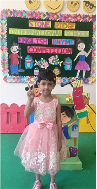 UKG Class Shines in English Rhyme Competition!