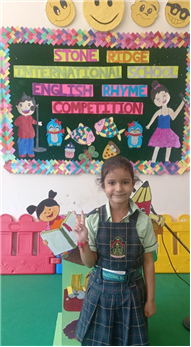 UKG Class Shines in English Rhyme Competition!