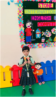 UKG Class Shines in English Rhyme Competition!