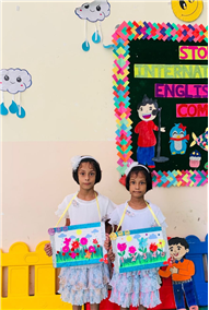 UKG Class Shines in English Rhyme Competition!