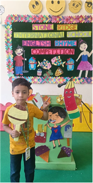 UKG Class Shines in English Rhyme Competition!