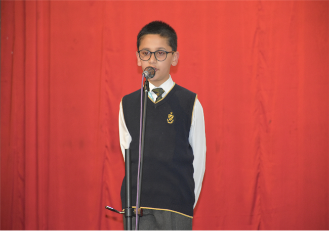 SPECIAL ASSEMBLY ON THE TOPIC ' BUILDING SELF CONFIDENCE (Class IV A) 22 April 2025