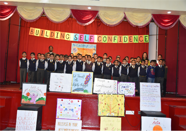 SPECIAL ASSEMBLY ON THE TOPIC ' BUILDING SELF CONFIDENCE (Class IV A) 22 April 2025