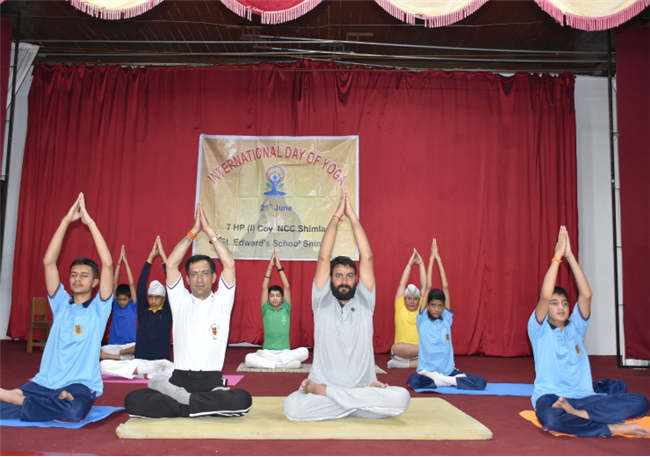 SPECIAL ASSEMBLY ON  INTERNATIONAL YOGA DAY Class IXC 21 June 2025  The assembly began with a morning prayer, followed by a thought-provoking article on the significance of yoga and its global recogni