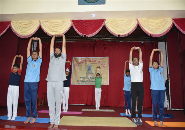 SPECIAL ASSEMBLY ON  INTERNATIONAL YOGA DAY Class IXC 21 June 2025  The assembly began with a morning prayer, followed by a thought-provoking article on the significance of yoga and its global recogni