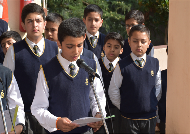Description: SPECIAL ASSEMBLY ON IMPORTANCE OF EATING HEALTHY BY CLASS VIII A 19 July 2024
