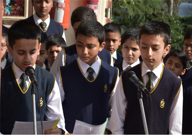 Description: SPECIAL ASSEMBLY ON IMPORTANCE OF EATING HEALTHY BY CLASS VIII A 19 July 2024