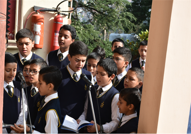 Description: SPECIAL ASSEMBLY ON IMPORTANCE OF EATING HEALTHY BY CLASS VIII A 19 July 2024