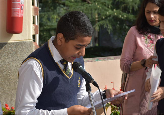 Description: SPECIAL ASSEMBLY ON IMPORTANCE OF EATING HEALTHY BY CLASS VIII A 19 July 2024