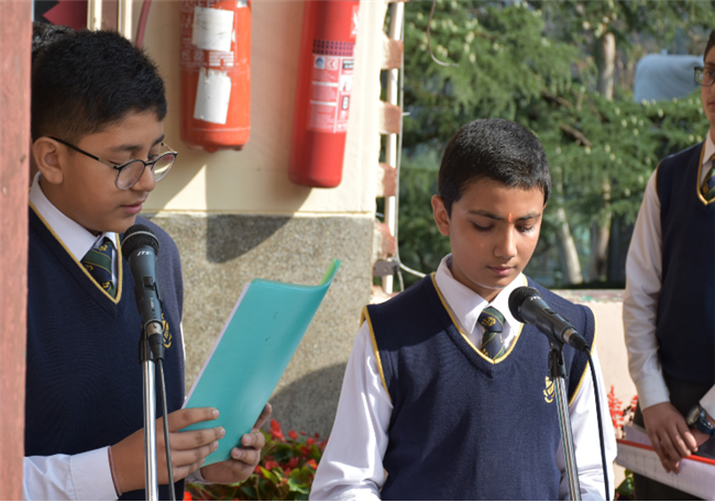Description: SPECIAL ASSEMBLY ON IMPORTANCE OF EATING HEALTHY BY CLASS VIII A 19 July 2024