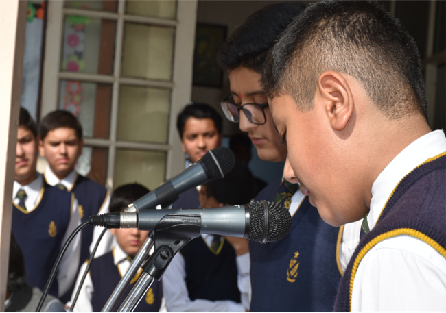 Description: SPECIAL ASSEMBLY ON IMPORTANCE OF EATING HEALTHY BY CLASS VIII A 19 July 2024