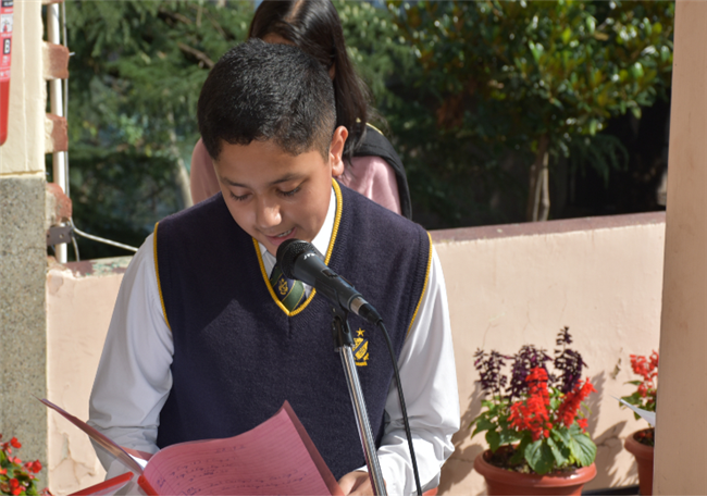 Description: SPECIAL ASSEMBLY ON IMPORTANCE OF EATING HEALTHY BY CLASS VIII A 19 July 2024