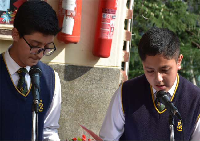 Description: SPECIAL ASSEMBLY ON IMPORTANCE OF EATING HEALTHY BY CLASS VIII A 19 July 2024