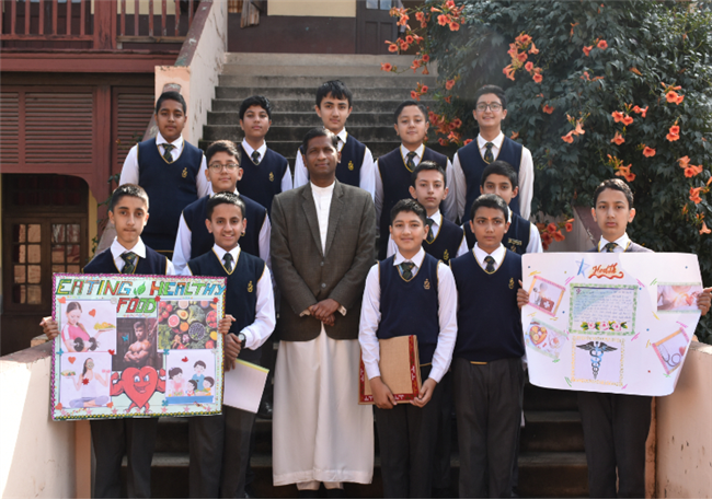 Description: SPECIAL ASSEMBLY ON IMPORTANCE OF EATING HEALTHY BY CLASS VIII A 19 July 2024