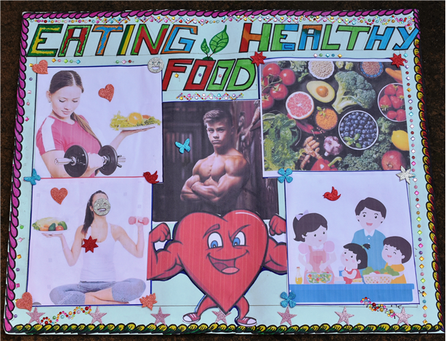 Description: SPECIAL ASSEMBLY ON IMPORTANCE OF EATING HEALTHY BY CLASS VIII A 19 July 2024