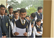SPECIAL ASSEMBLY ON  INTERNATIONAL YOGA DAY Class IXC 21 June 2025  The assembly began with a morning prayer, followed by a thought-provoking article on the significance of yoga and its global recogni