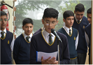 SPECIAL ASSEMBLY ON  INTERNATIONAL YOGA DAY Class IXC 21 June 2025  The assembly began with a morning prayer, followed by a thought-provoking article on the significance of yoga and its global recogni