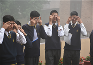 SPECIAL ASSEMBLY ON  INTERNATIONAL YOGA DAY Class IXC 21 June 2025  The assembly began with a morning prayer, followed by a thought-provoking article on the significance of yoga and its global recogni