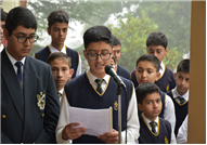 SPECIAL ASSEMBLY ON  INTERNATIONAL YOGA DAY Class IXC 21 June 2025  The assembly began with a morning prayer, followed by a thought-provoking article on the significance of yoga and its global recogni