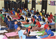 SPECIAL ASSEMBLY ON  INTERNATIONAL YOGA DAY Class IXC 21 June 2025  The assembly began with a morning prayer, followed by a thought-provoking article on the significance of yoga and its global recogni