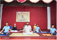 SPECIAL ASSEMBLY ON  INTERNATIONAL YOGA DAY Class IXC 21 June 2025  The assembly began with a morning prayer, followed by a thought-provoking article on the significance of yoga and its global recogni