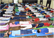 SPECIAL ASSEMBLY ON  INTERNATIONAL YOGA DAY Class IXC 21 June 2025  The assembly began with a morning prayer, followed by a thought-provoking article on the significance of yoga and its global recogni
