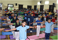 SPECIAL ASSEMBLY ON  INTERNATIONAL YOGA DAY Class IXC 21 June 2025  The assembly began with a morning prayer, followed by a thought-provoking article on the significance of yoga and its global recogni