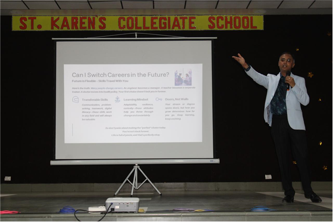 CAREER COUNSELLING SESSION CONDUCTED BY DR. VIKAS SHANKER (2025-26)