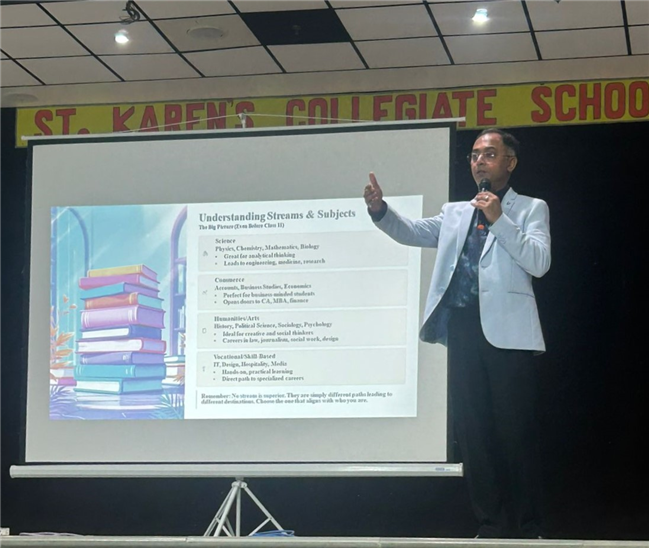 CAREER COUNSELLING SESSION CONDUCTED BY DR. VIKAS SHANKER (2025-26)