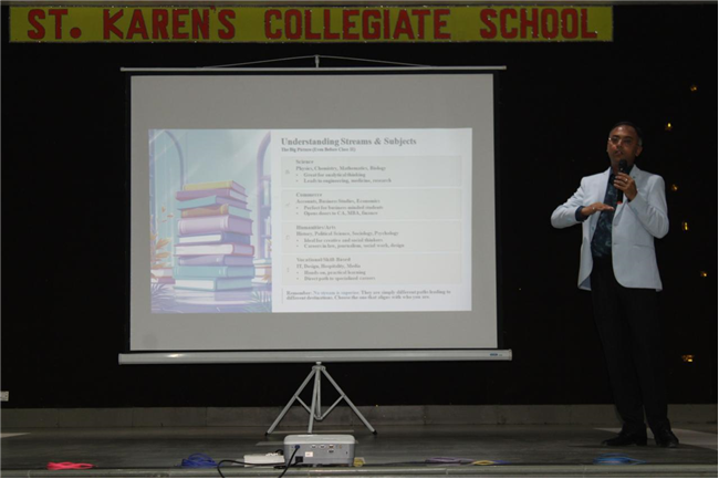 CAREER COUNSELLING SESSION CONDUCTED BY DR. VIKAS SHANKER (2025-26)