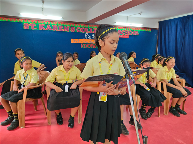 St. Karen’s Collegiate School Reading Week – Day 4