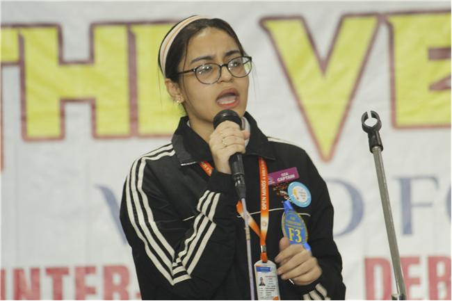 THE VERBATIM- WORD FOR WORD INTER SCHOOL DEBATE COMPETITION