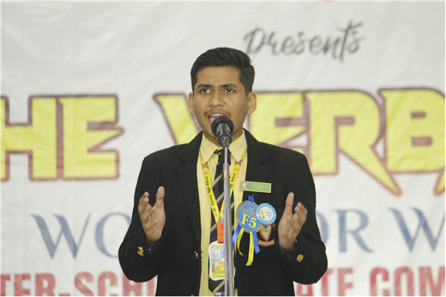 THE VERBATIM- WORD FOR WORD INTER SCHOOL DEBATE COMPETITION
