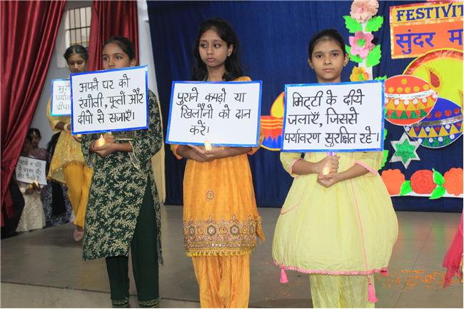 Diwali Special Assembly ( STD- 1 TO 5)