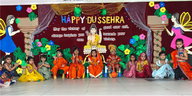 Special assembly on Dusshera.