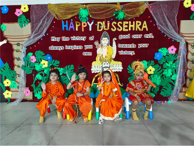 Special assembly on Dusshera.