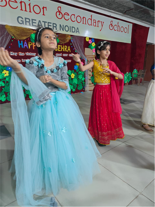 Special assembly on Dusshera.