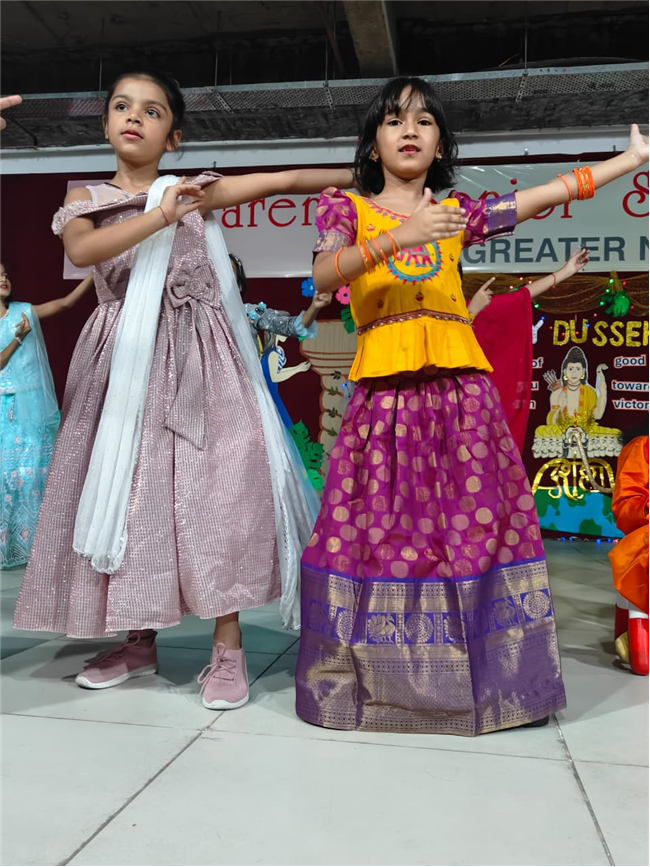 Special assembly on Dusshera.