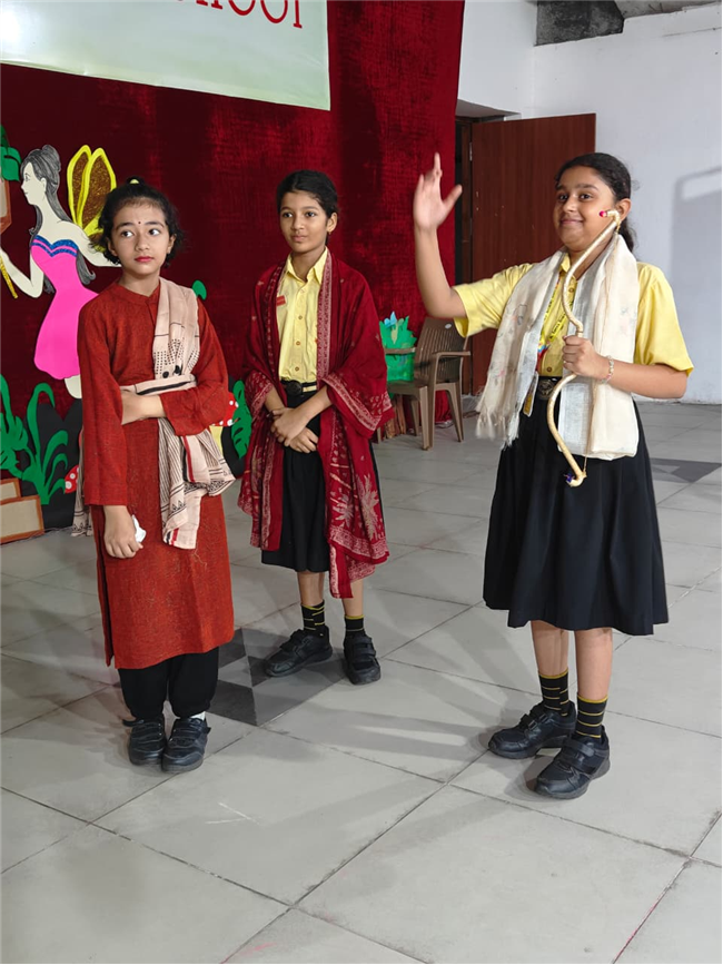 Special assembly on Dusshera.